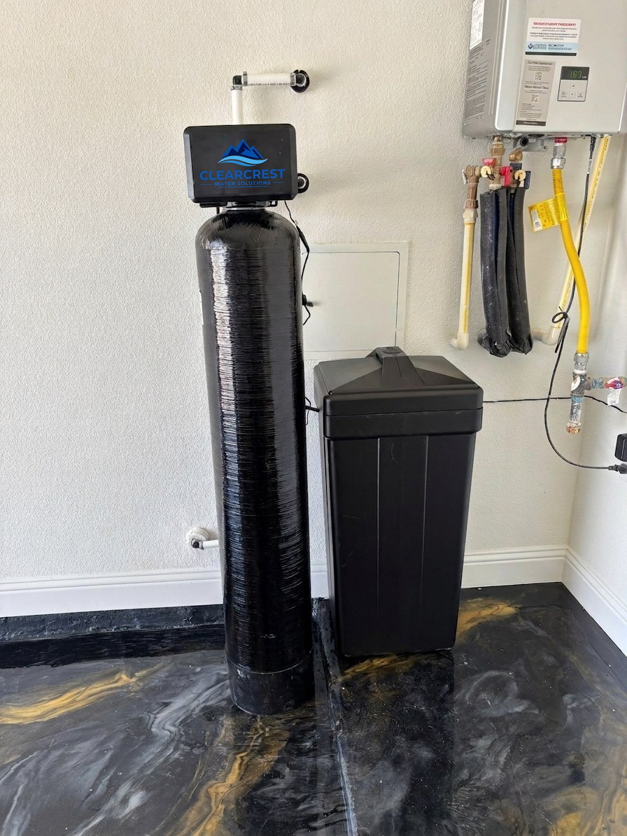 Water treatment system installation, example 1