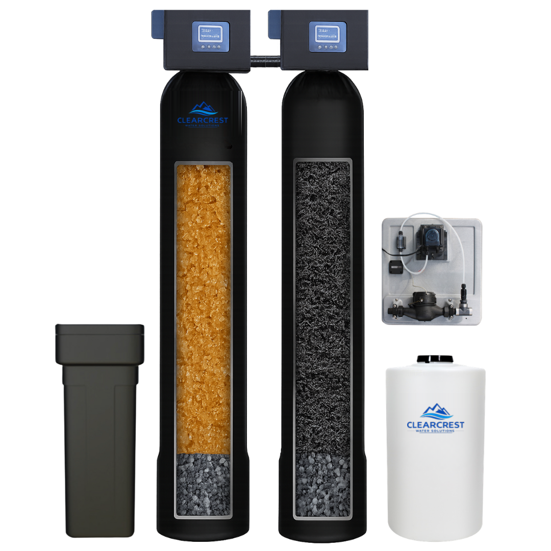 Home Iron and Sulfur Removal System installed by ClearCrest Water Solutions